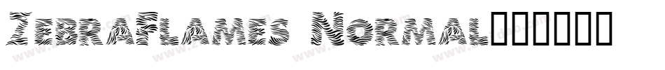 ZebraFlames Normal字体转换